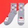 New Year. New Year's socks KAFTAN "cat" p. 36-39 (23-25 ​​cm)