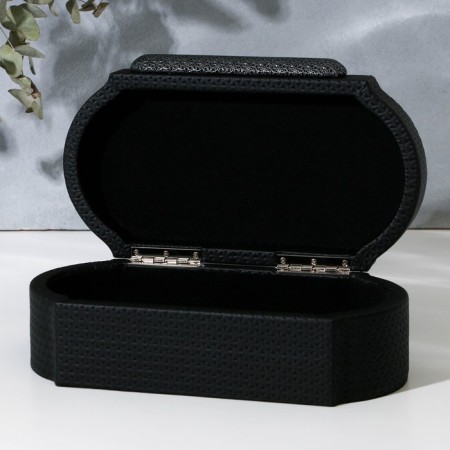 Black Pattern jewelry box for jewelry, set of 2 pcs.-9
