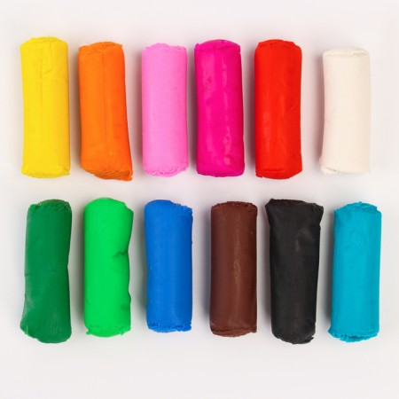 Plashka modeling dough, 12 colors 24 g.-2