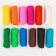 Plashka modeling dough, 12 colors 24 g.
