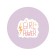 Pareo and beach rug "Girl Power", D = 150 cm