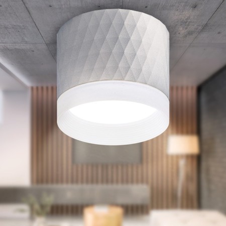 OL37 WH 1x15W lamp GX53 IP20 white 8.2x8.2x7 cm
