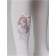 Pantyhose children from microfiber CONTE Elegant Lovely, height 104-110 cm, Bianco color