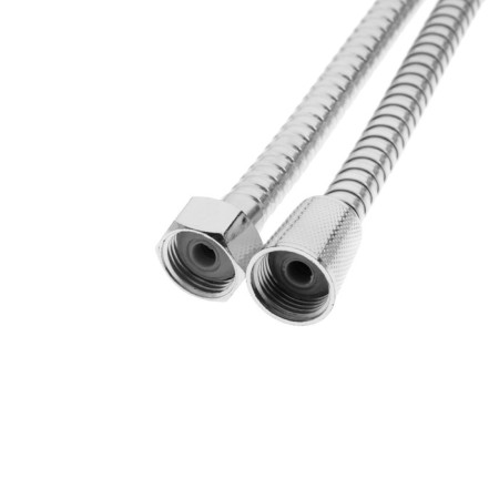 Show for the shower Zein Z0102, hose 150 cm, nuts and sleeve plastic, watering can 1 mode, white-5