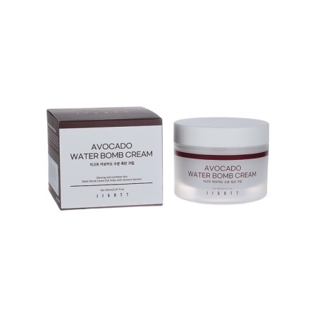 Moisturizing face with avocado Jigott Avocado Water Bomb Cream-1