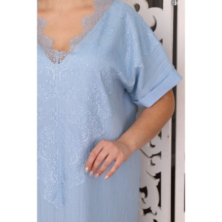 Women's dress, size 56, blue color-9