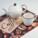 Kitchen napkin, polypropylene, mocha 410x270x0.4 mm