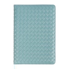 Diary of a non -combined A5 136 sheet to the Devente leatherette. Clair, solid cover with foam rubber, perforation, liesse, block 70, blue