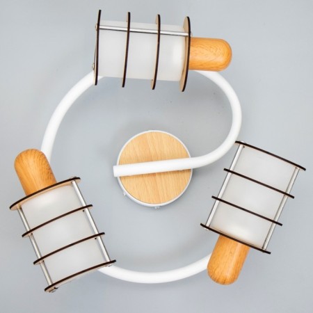 Thauon chandelier 3he14 40w is white 52x52x16 cm-7