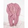 Combineson-Slip on the zipper Fashion, height 80 cm, pink color