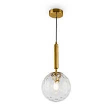 Подвесной светильник Freya FR5123PL-01BS Zelda, 270х270х1930 мм, E14, 1х40Вт, цвет латунь