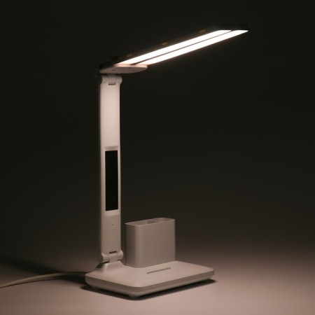 Electronic lamp hours: calendar, thermometer, LED, 3 modes, USB, 32 x 12 x 17 cm-3
