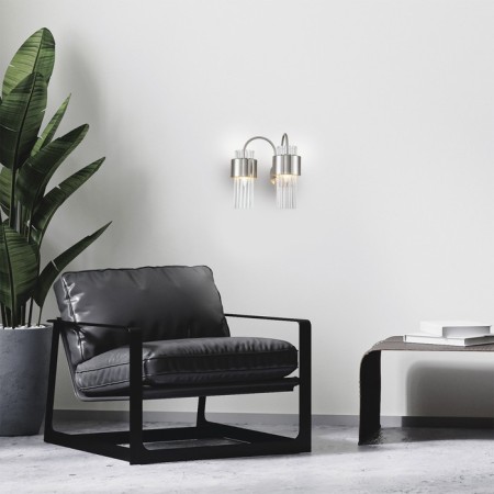 Wall lamp 2x40W E14, size 28x23x34 cm-4