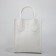 Bag Female Tout with zipper, white color