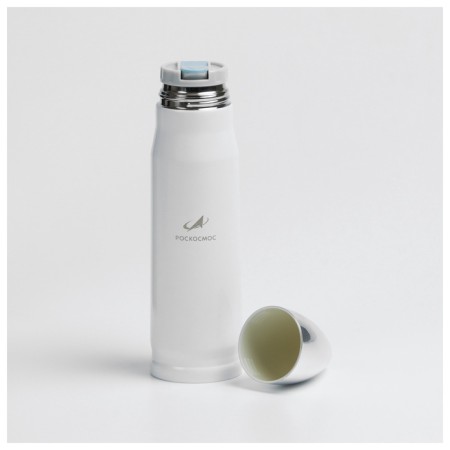 Thermos Roscosmos x ONLYTOP, 500 ml, white color-4