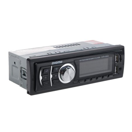 DIGMA DCR-350G, 1DIN, 4 x 45 W, Bluetooth, USBX2, AUX, SD-2