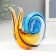 Suvenir glass "Snail" 13x11.5 cm