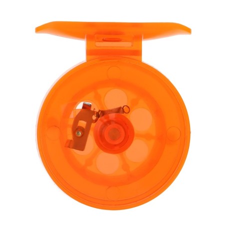 Inertial coil, plastic, diameter 6.5 cm, orange color, 807s-4