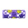 Penal is soft, 1 compartment, quadro, 70 x 200 mm, Hatber "Smile!" silicone+textiles, purple npn_72257