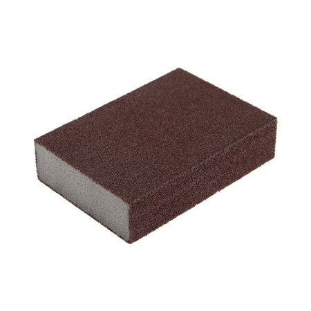 Sponge abrasive grinding tundra, solid, 100 x 70 x 25 mm, P120