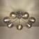 Ceiling chandelier CITILUX “Tommy” CL102170, 66.5x66.5x26 cm, 7x40W, E14, gray color gray