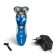 Elektrotvet CENTEK CT-2170, 3 W, rotor, 3 floating heads, black and blue