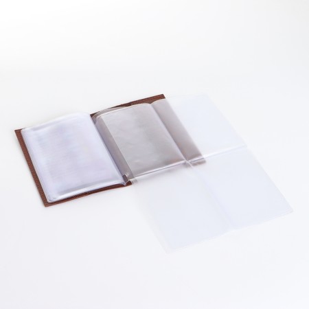 Cover for autoDocations and passports, brown color-4
