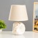 Lamp table ceramics E14 40W 220V "Sand time" under marble 30x19.5x19.5 cm Risalux