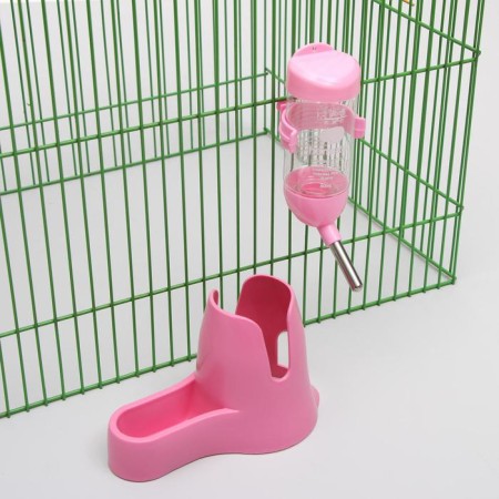 A complex for rodents with a feeder and a drinker of 80 ml, a mix of flowers-13