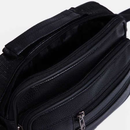 Male bag, black color-5