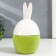 Souvenir Ceramics "Rabbit-Yaiko" Green Flock 15.8x8.5x8.5 cm