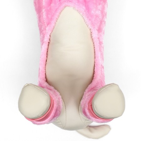 Assumes "Bunny" with a hood, size M (DS 30 cm, og 40 cm, Osh 30 cm), pink-6
