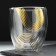 A glass with double walls "Geometry", 300 ml