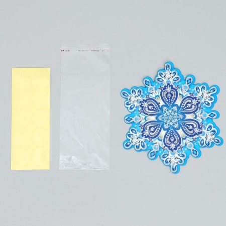 Package for sweets "Snowflake", 11 x 6 cm, New Year-2