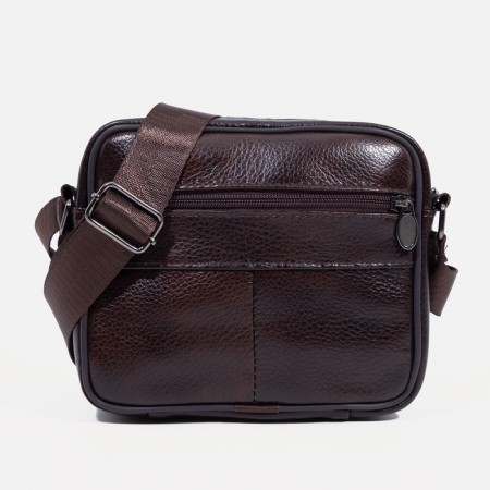 Male bag, brown color-3