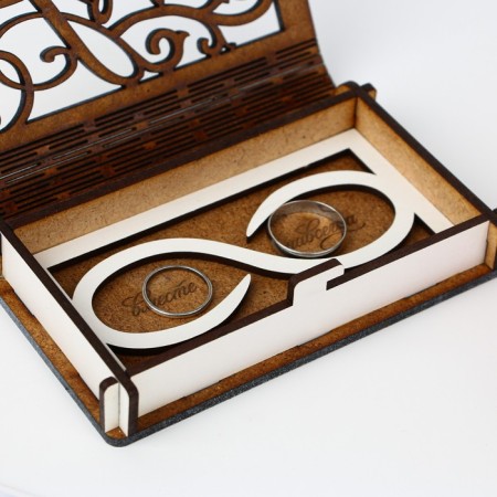 Casket for rings "Infinity", 12x7.9 cm-8