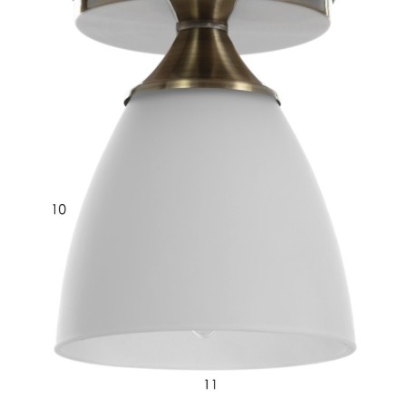 Lamp 91314/1 E27 40W bronze 12x12x18 cm-3