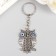 Keychain metal "Eye" owl "4,5x2.7 cm