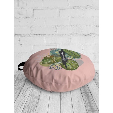 Pillow Sidushka "Tropical Flora", Decorative, D = 52 cm-1