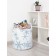 Basket for toys "Irine snowflakes, size 35x35 cm