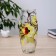 Vase Magnolia with painting on the venue, D-7cm 10x23 cm