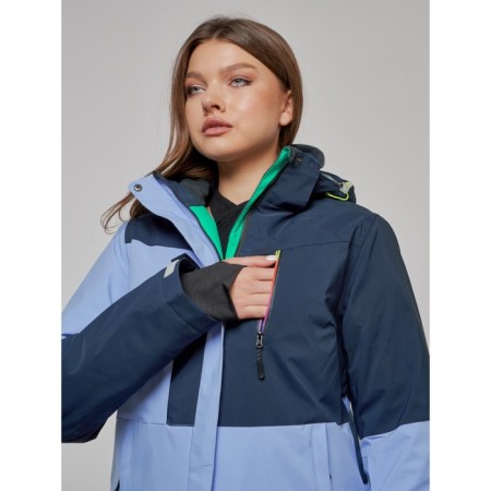 Ski jacket female, size 46, purple color-12