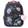 School backpack 38 x 30 x 16 cm, ergonomic back, stavia "unicorn", gray