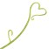 Support for orchids, h = 55 cm, plastic, color mix, "heart"