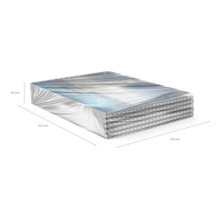 Album for drawing A4, 20 sheets, block 120 g/m², on spirals, Erich Krause "Walk", 100% whiteness, perforation for separation, solid substrate-4