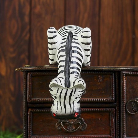 The souvenir tree "Zebra Tasya is spying" 19x11x5 cm-1