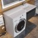 Tumbling for the washing machine Uperwood Magenta, 50 cm, suspended, black, drawer