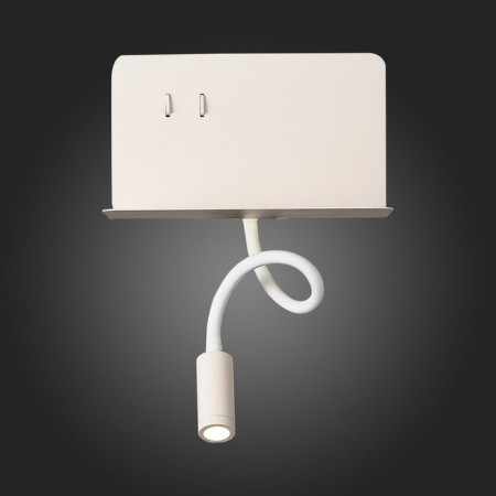 Wall lamp ST LUCE. SL1576.501.02. 2x3 watts, LED, 4000K, 470 LM, 20x15 cm, white color-10