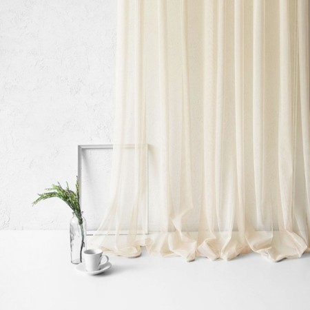 Tulle "Gryk", size 500x270 cm, champagne color-1