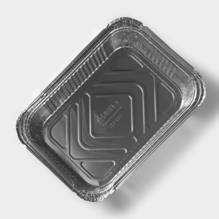 Foil form for baking and baking of the share, 2 l, 25 × 18 × 6.5 cm-1